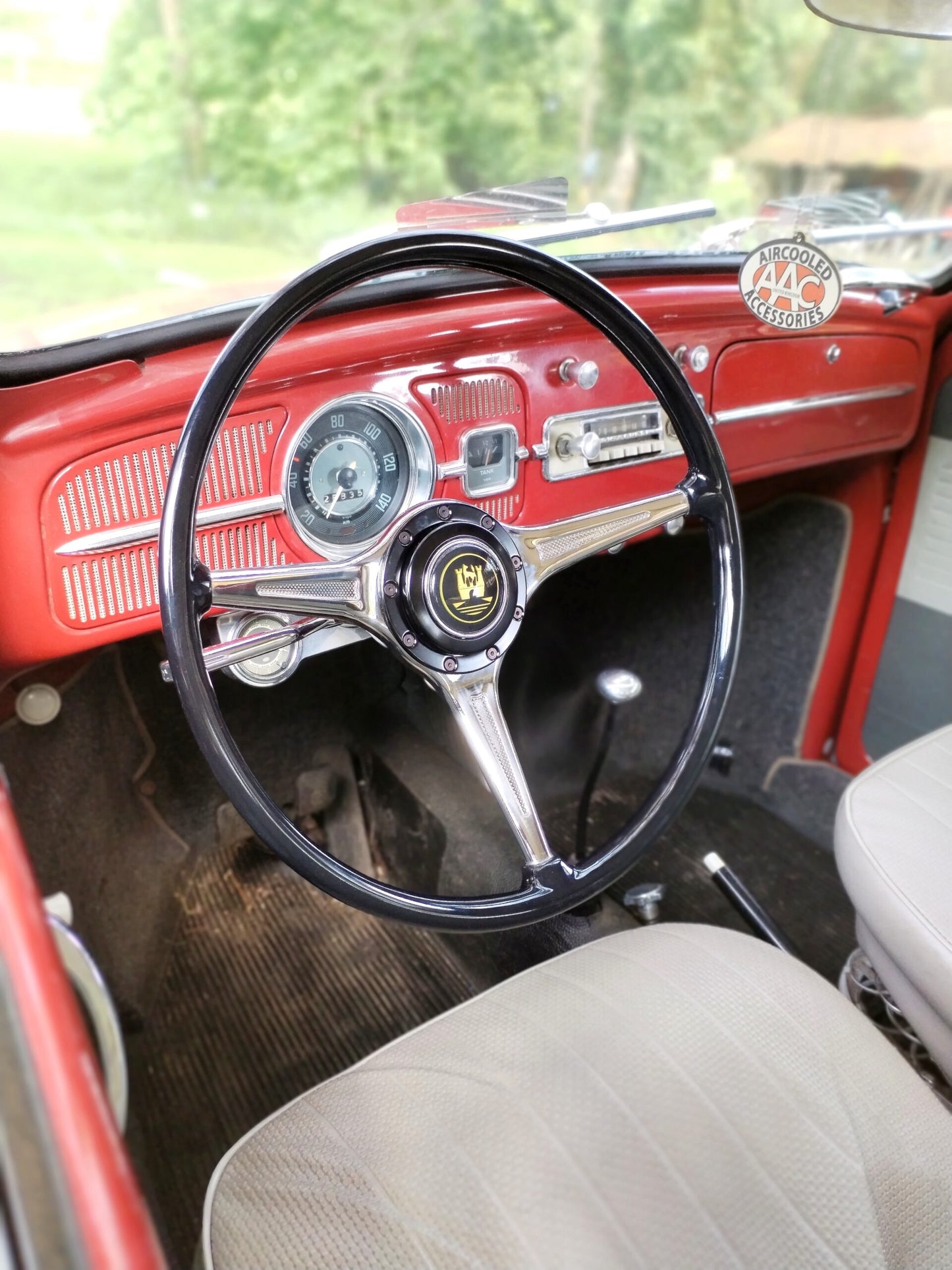 Threefivesix Steering Wheel for Beetle Ghia Type 3