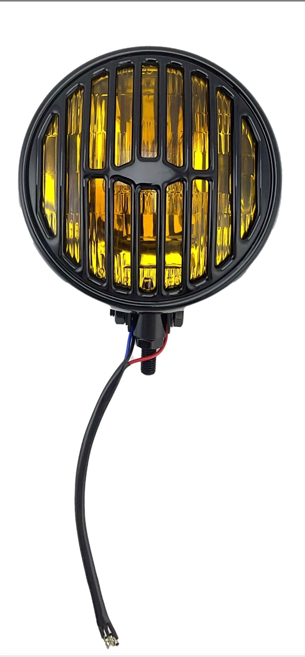 Spot Light With Black 356 style grilles - Amber