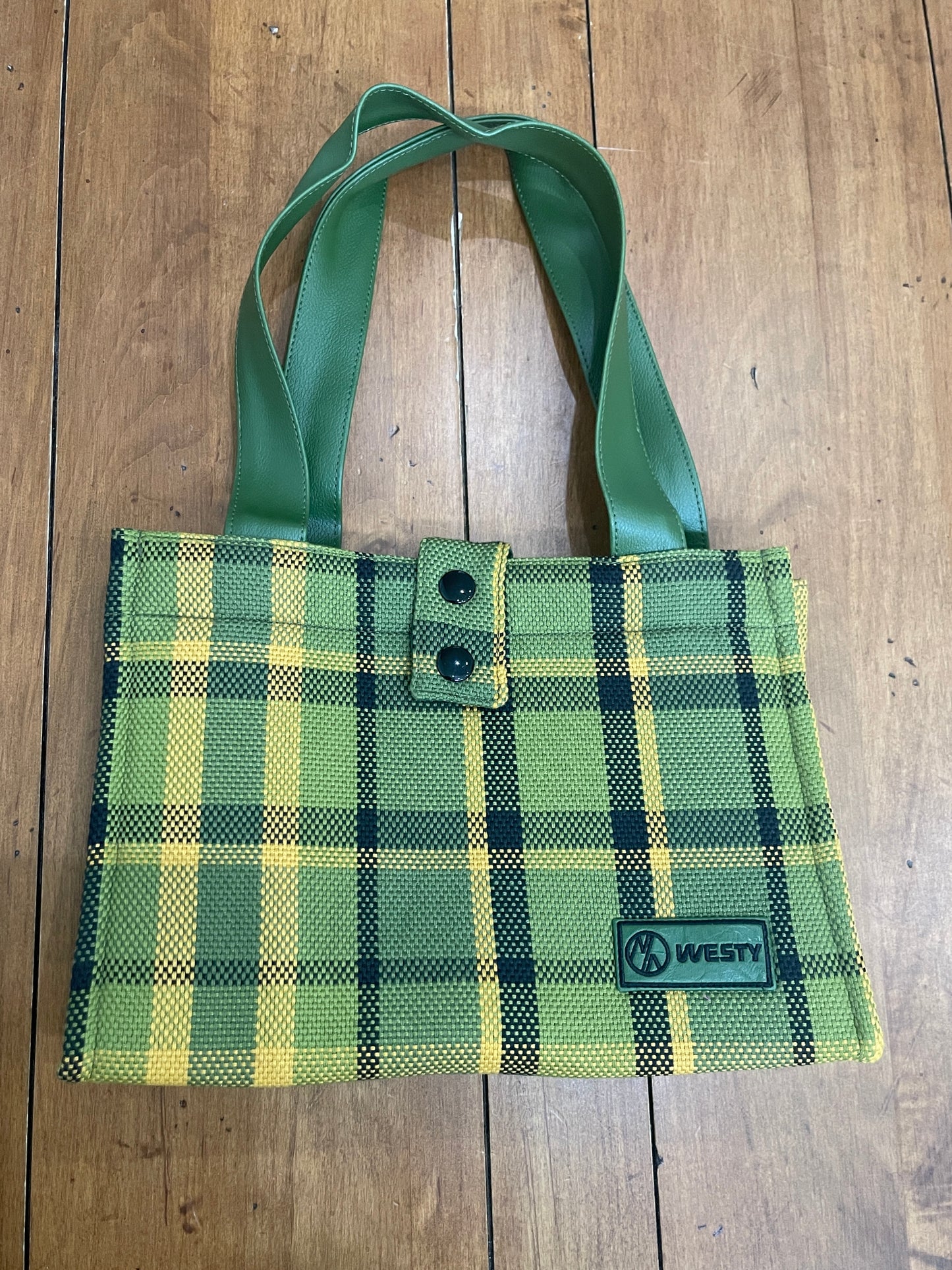 Westy Handbag in Green plaid