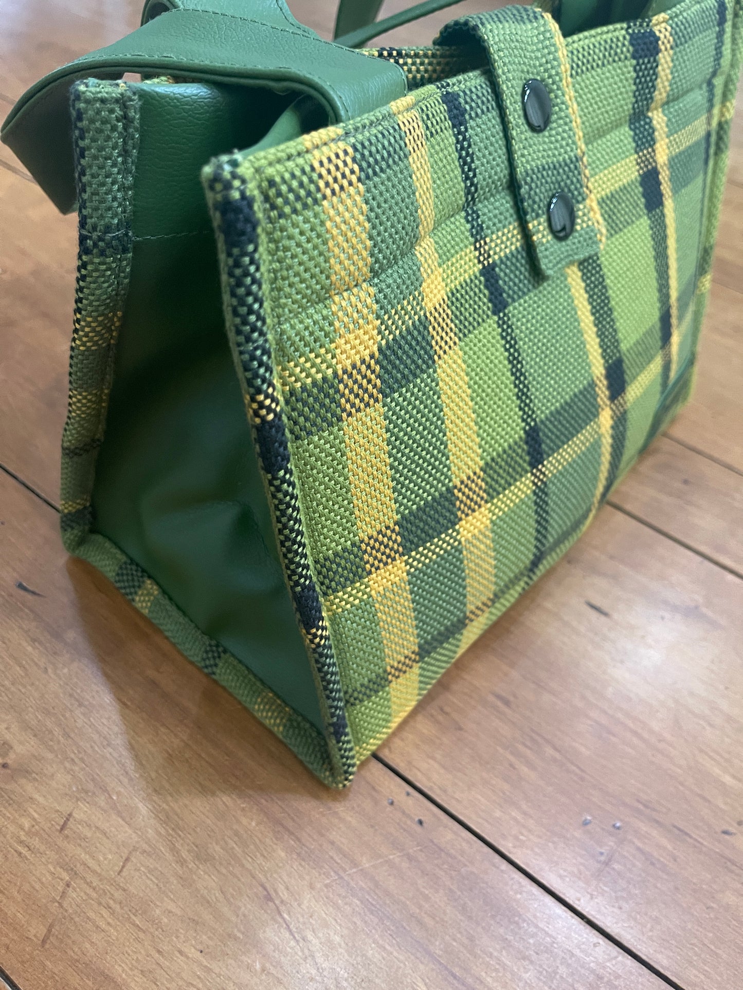 Westy Handbag in Green plaid