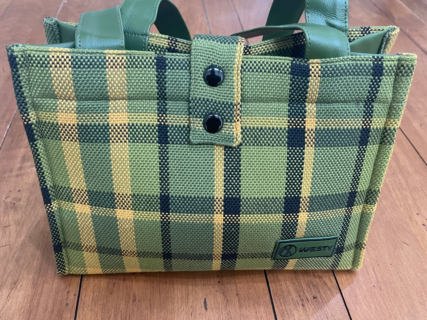 Westy Handbag in Green plaid