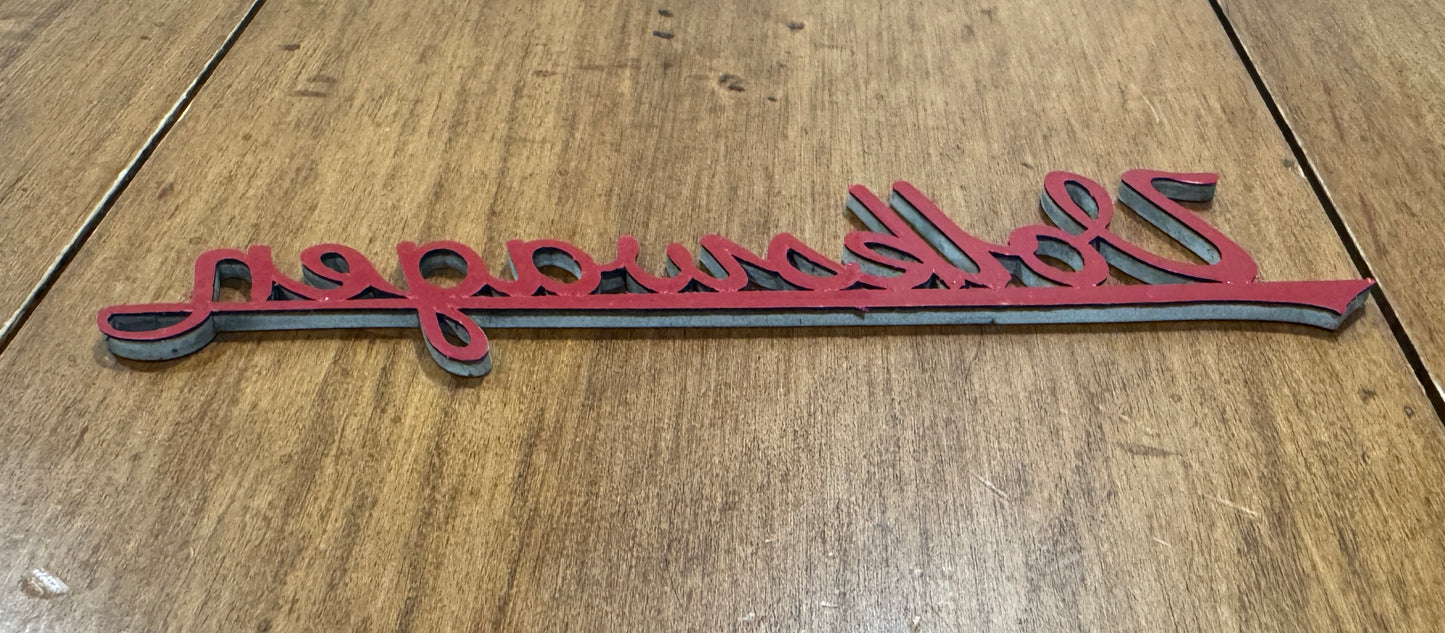 Volkswagen Hand Written Script - Limited Quantity