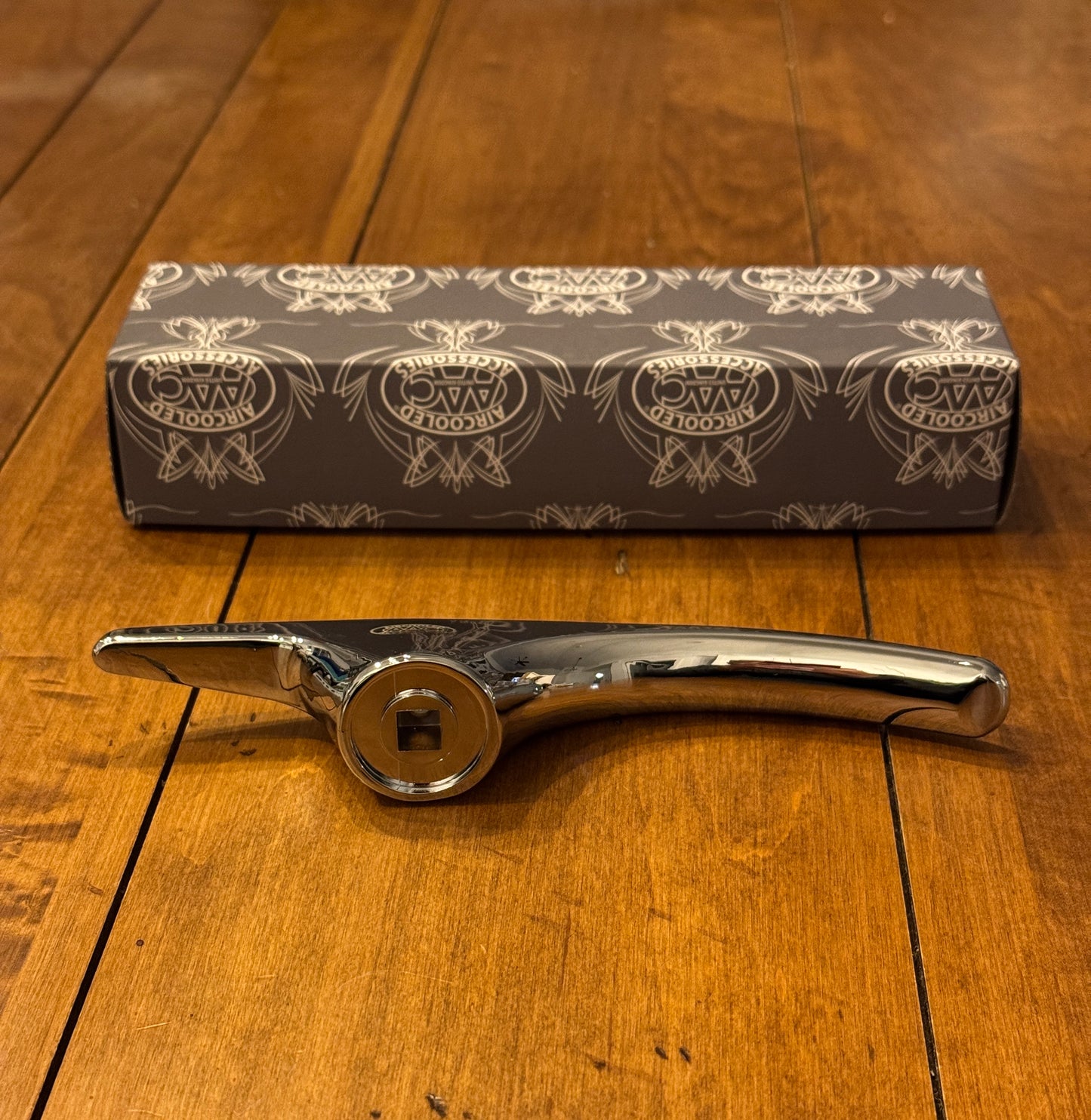 Sliding Door Handle Extended Aluminum - Chromed