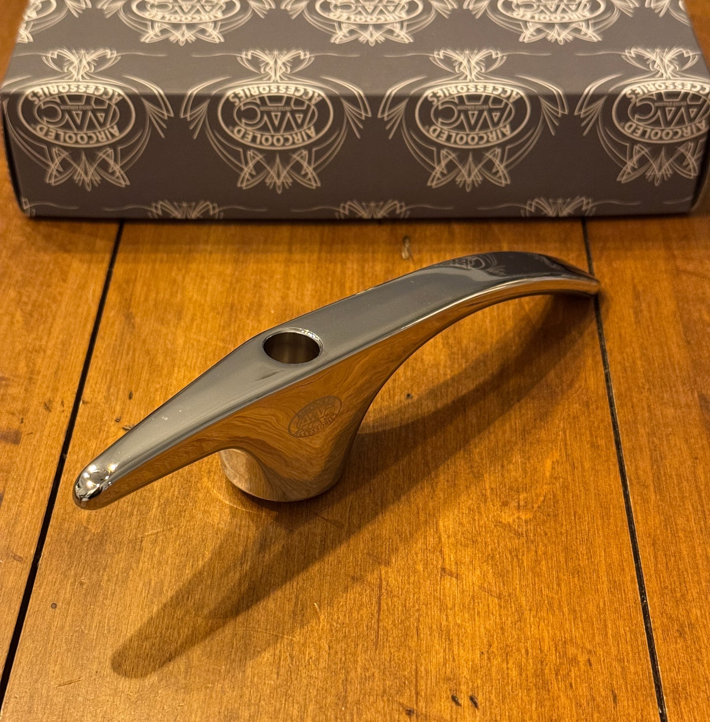 Sliding Door Handle Extended Aluminum - Chromed