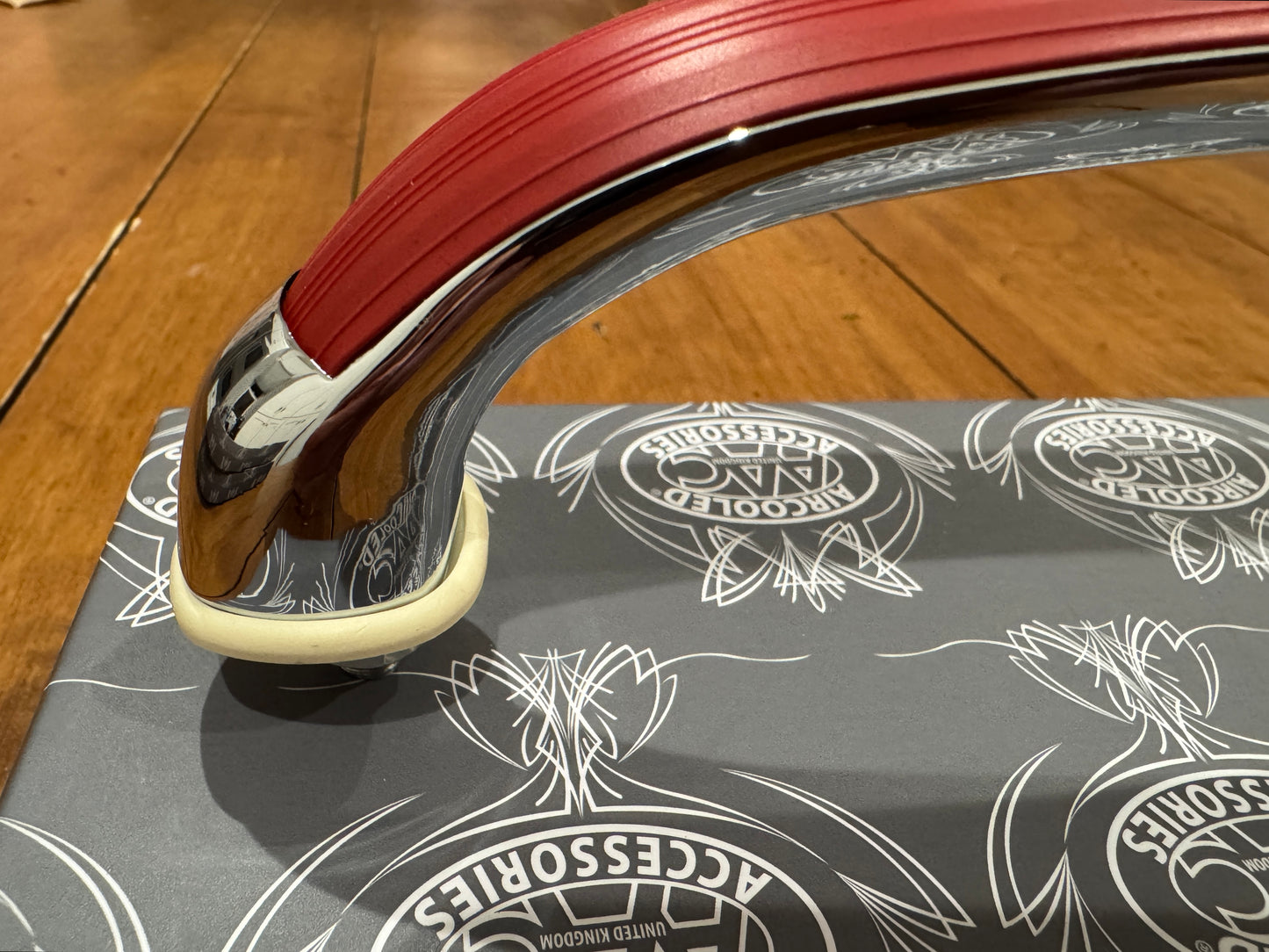 GHE Happich Style Dash Grab Handle for Beetle pre 1958 or Split Window Bus - Chromed