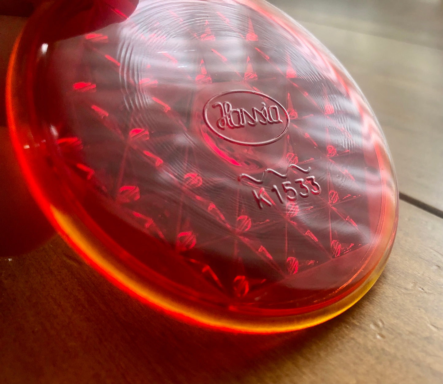 Tail Light Glass Lens Hassia Logo - Beetle 50-52