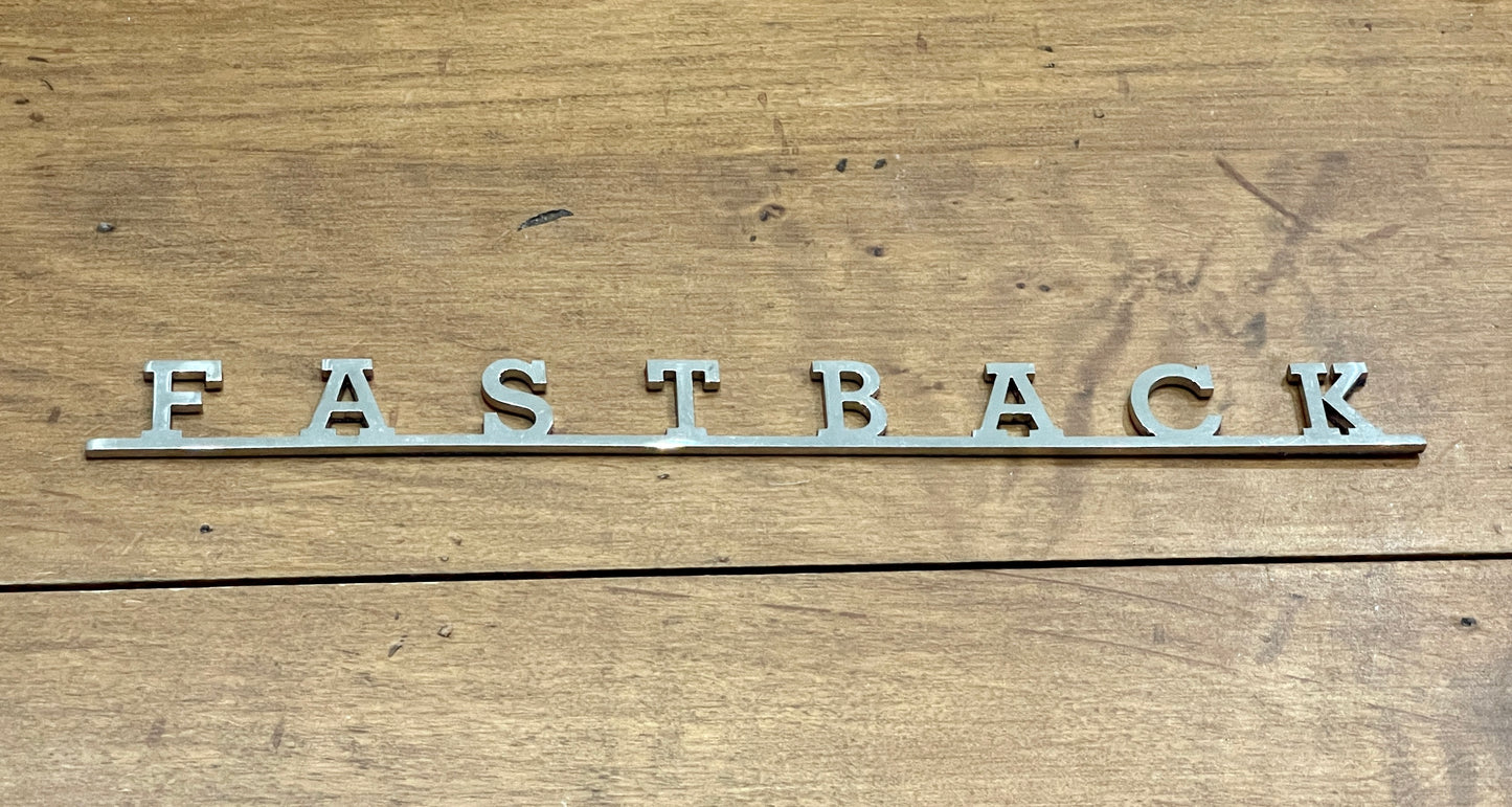 FASTBACK Stainless Steel Script