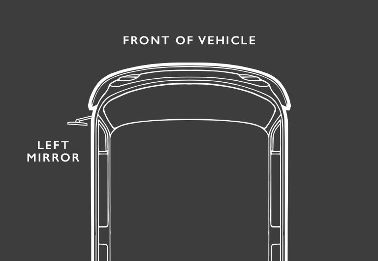 Bay Window Convex Mirror, 1968 - 1979 - INDIVIDUAL