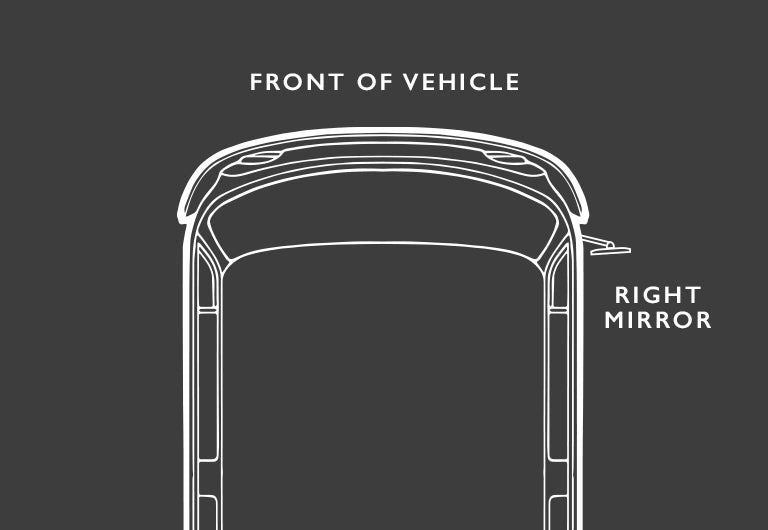 Bay Window Convex Mirror, 1968 - 1979 - INDIVIDUAL
