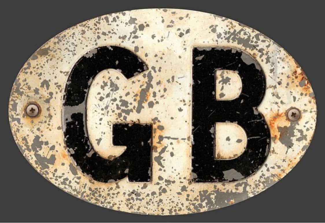 Magnetic Patina Great Britain GB Country Badge