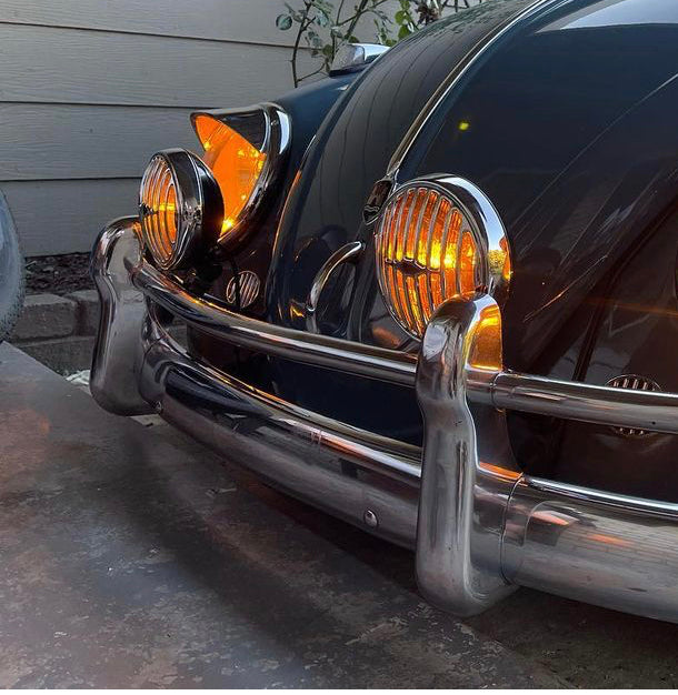 Spot Light With 356 Grilles MK2 Style - Amber