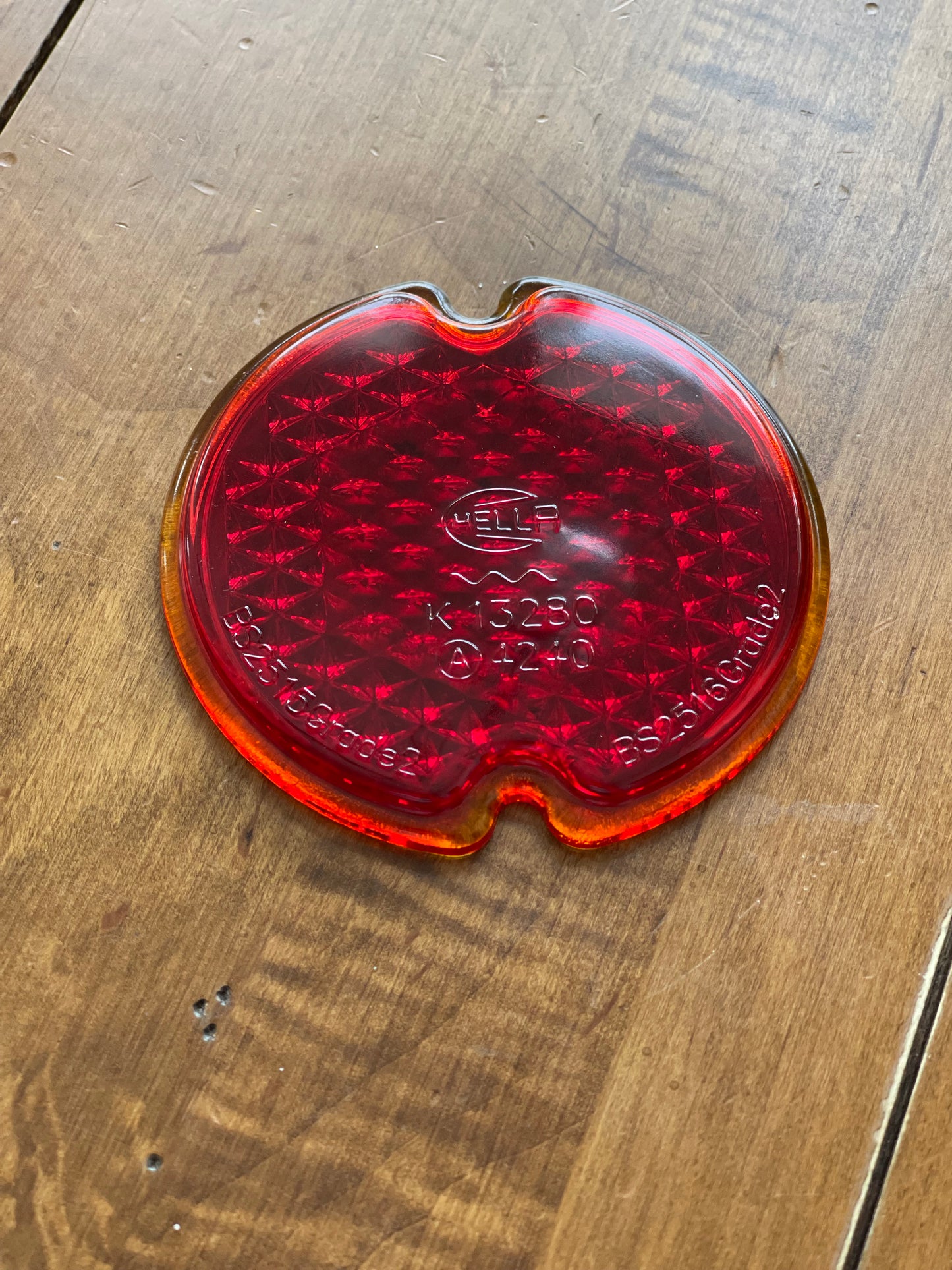 Genuine Hella Glass rear light lens 58-61