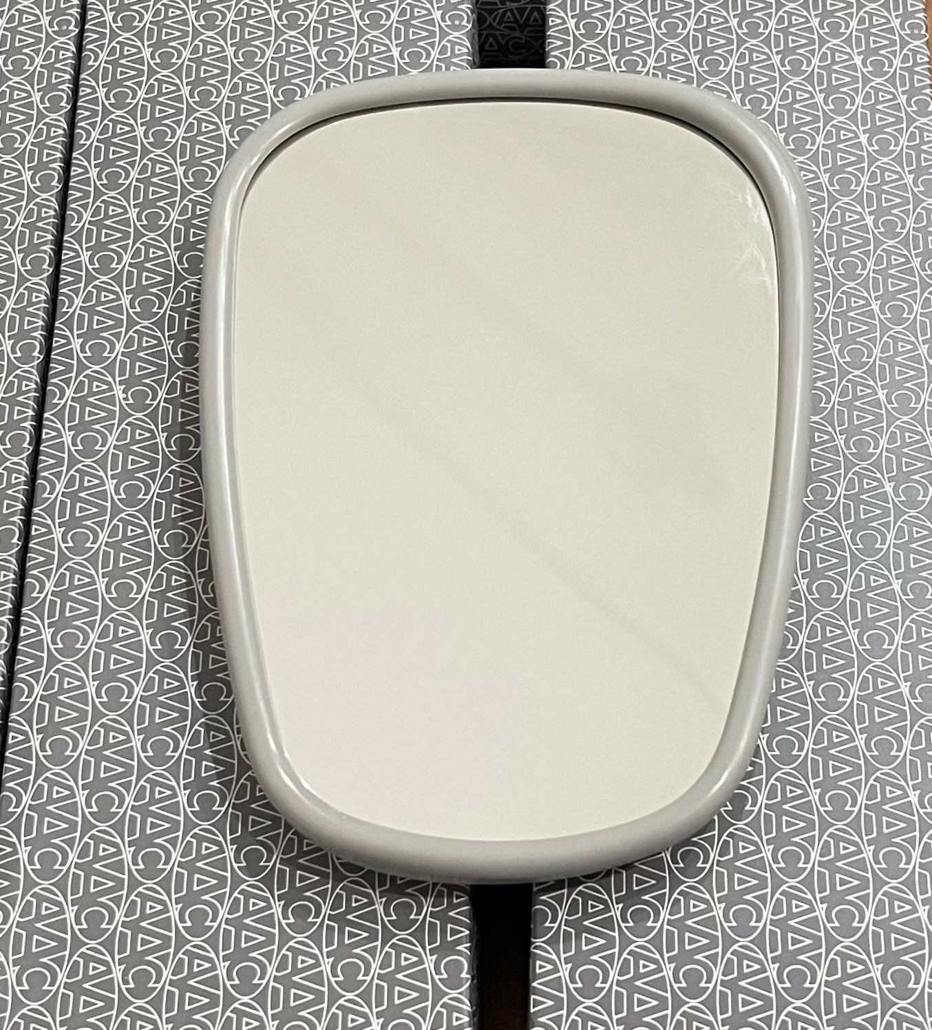 Mirrors with Gray side rubber frame - Pair
