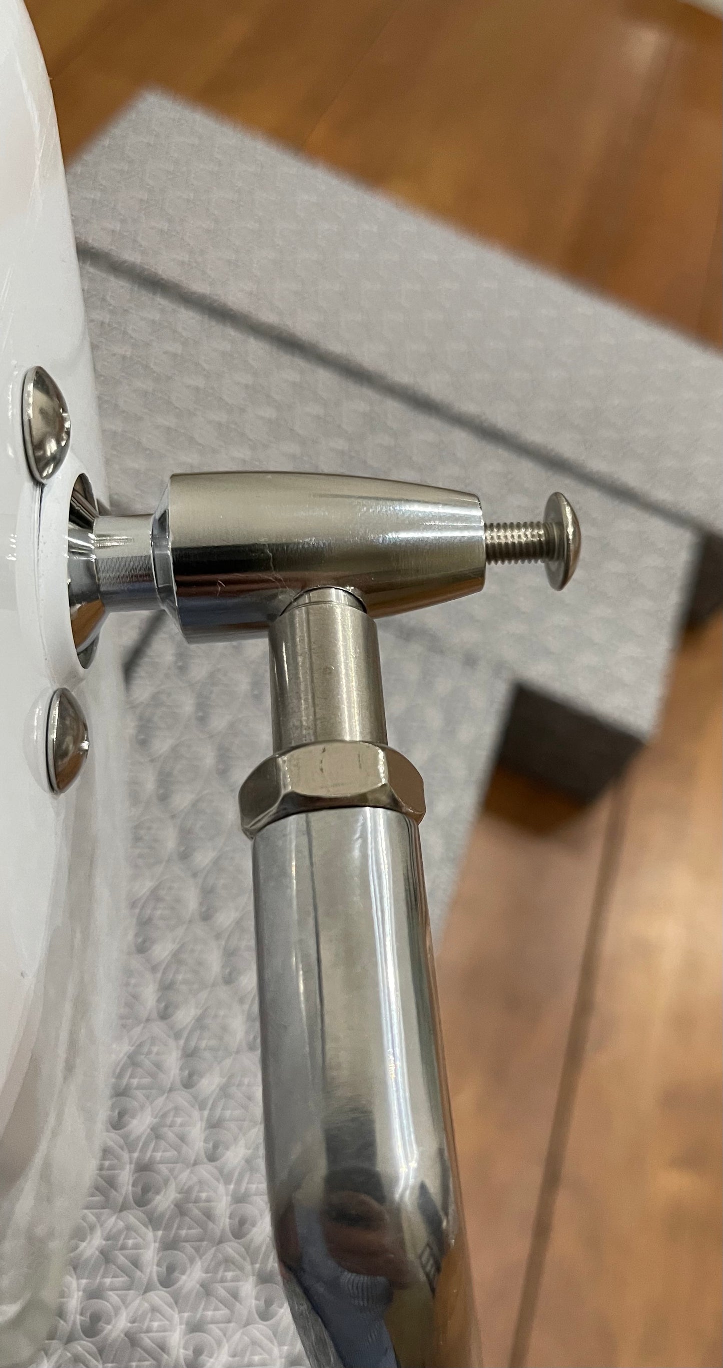 Mirrors with Gray side rubber frame - Pair