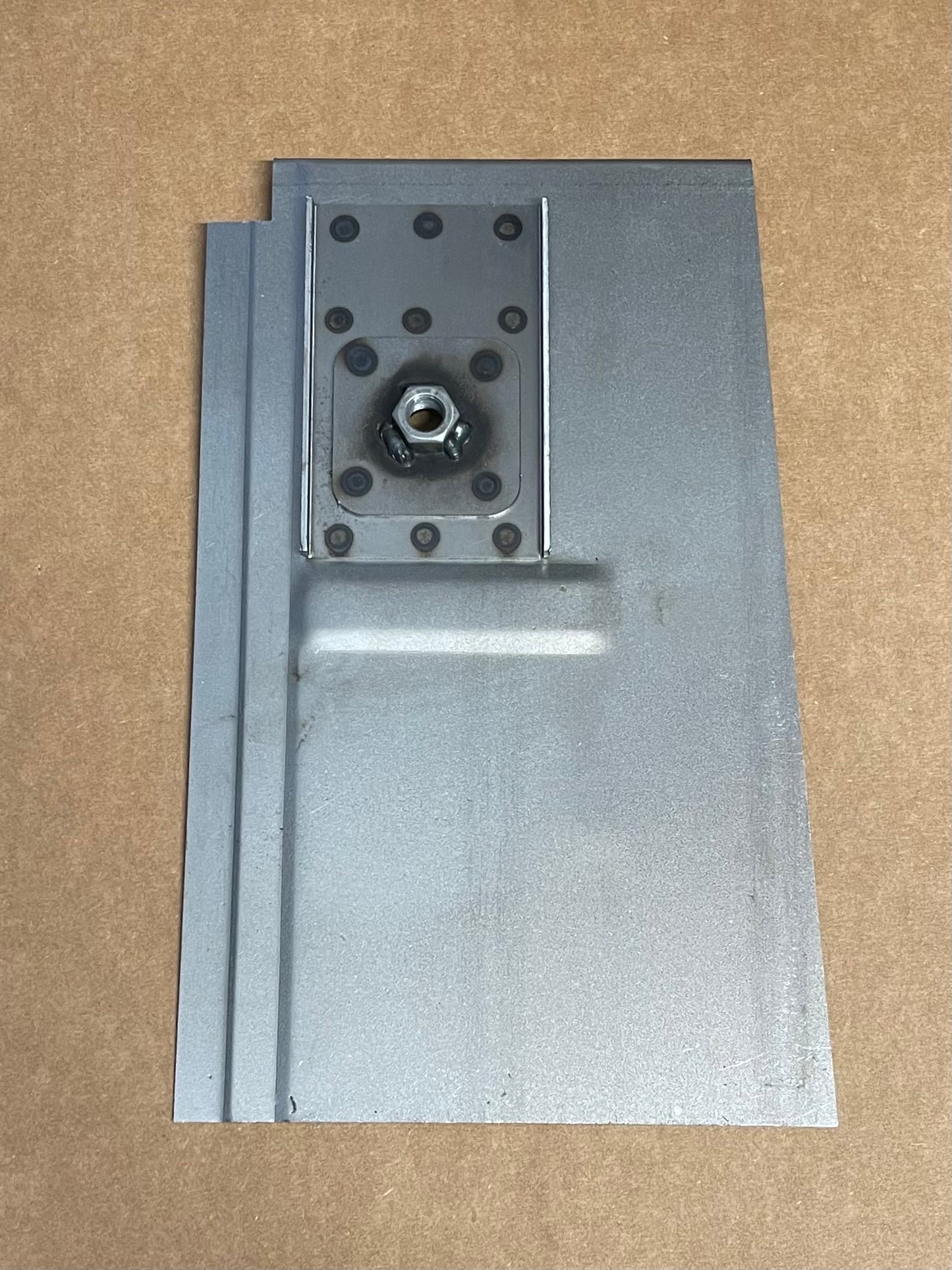 Seat belt mounting panel - Left.