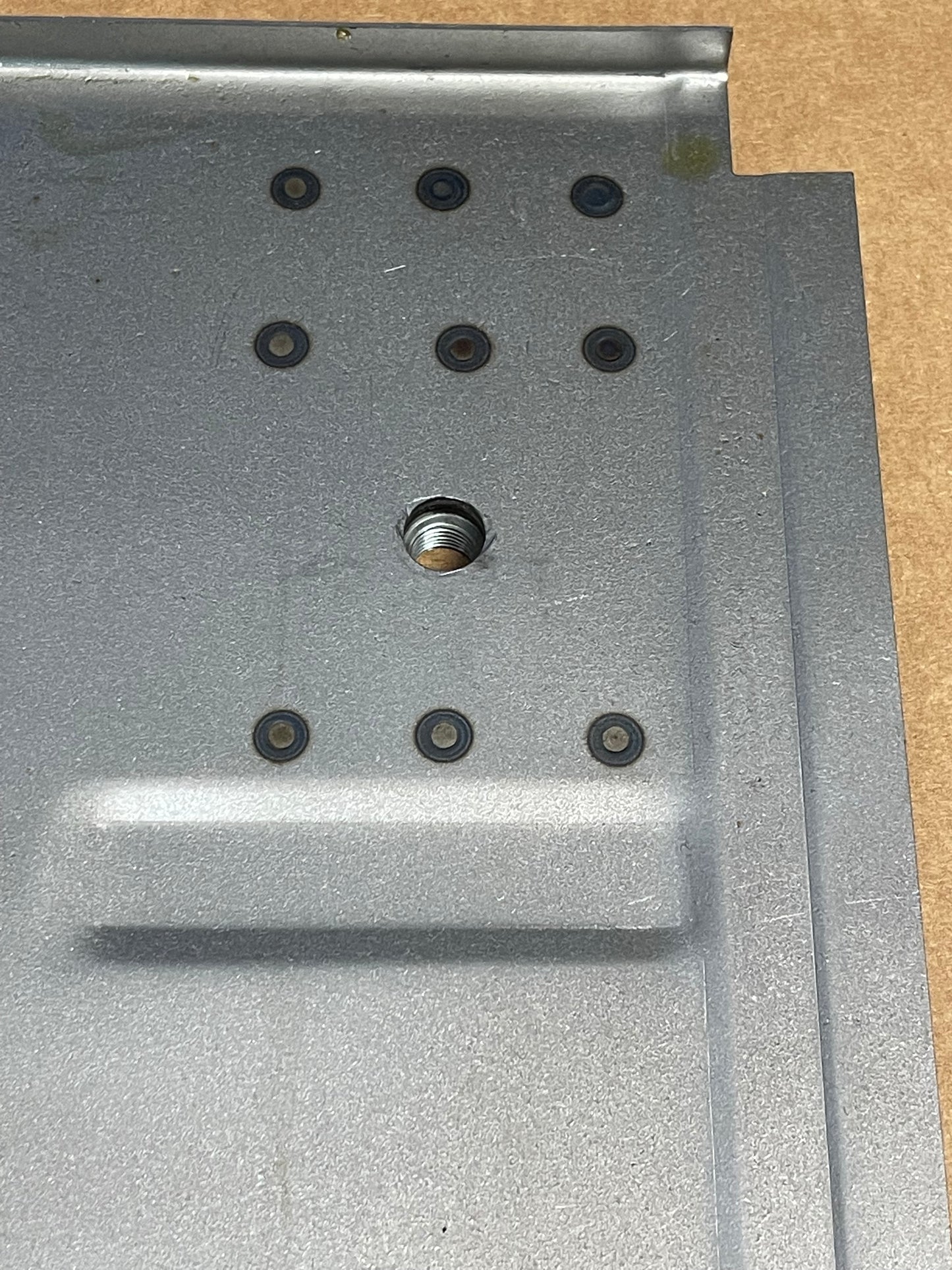 Seat belt mounting panel - Left.
