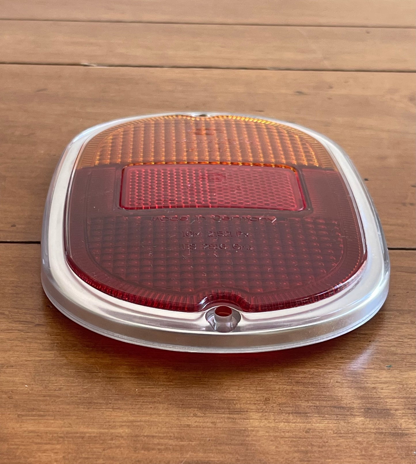 Hella rear light orange and red lense.