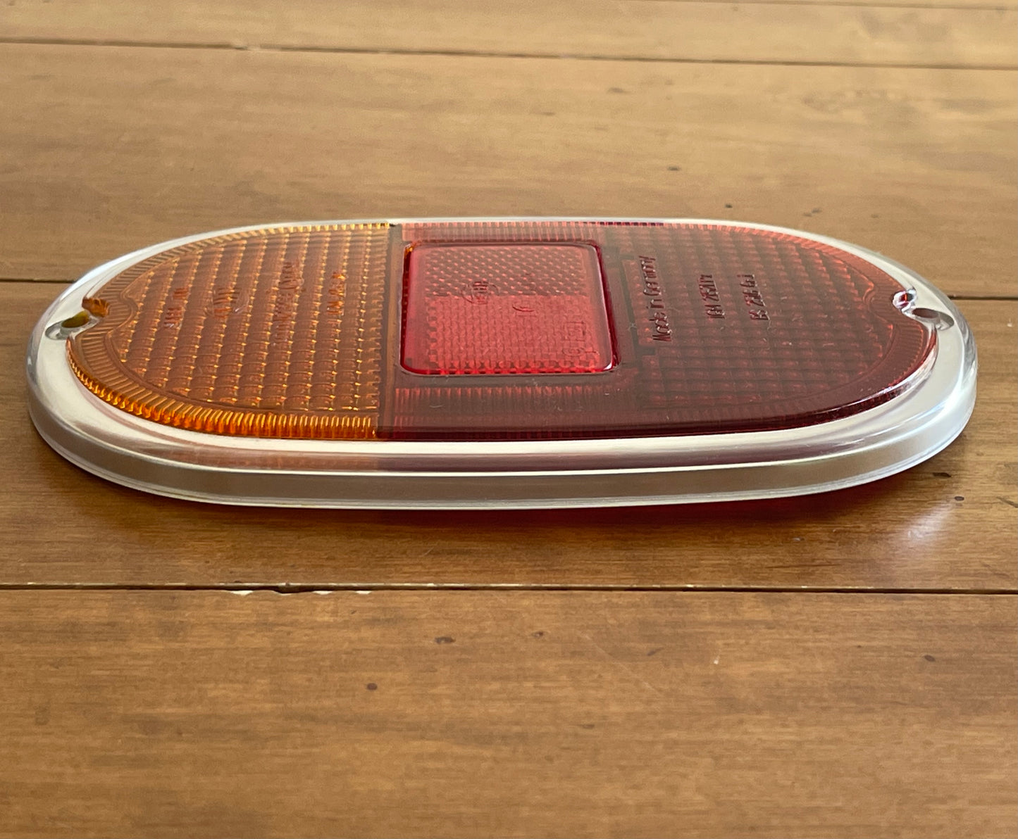 Hella rear light orange and red lense.