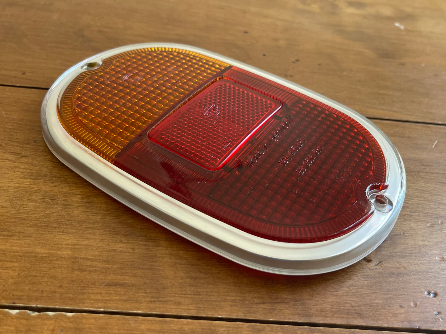 Hella rear light orange and red lense.