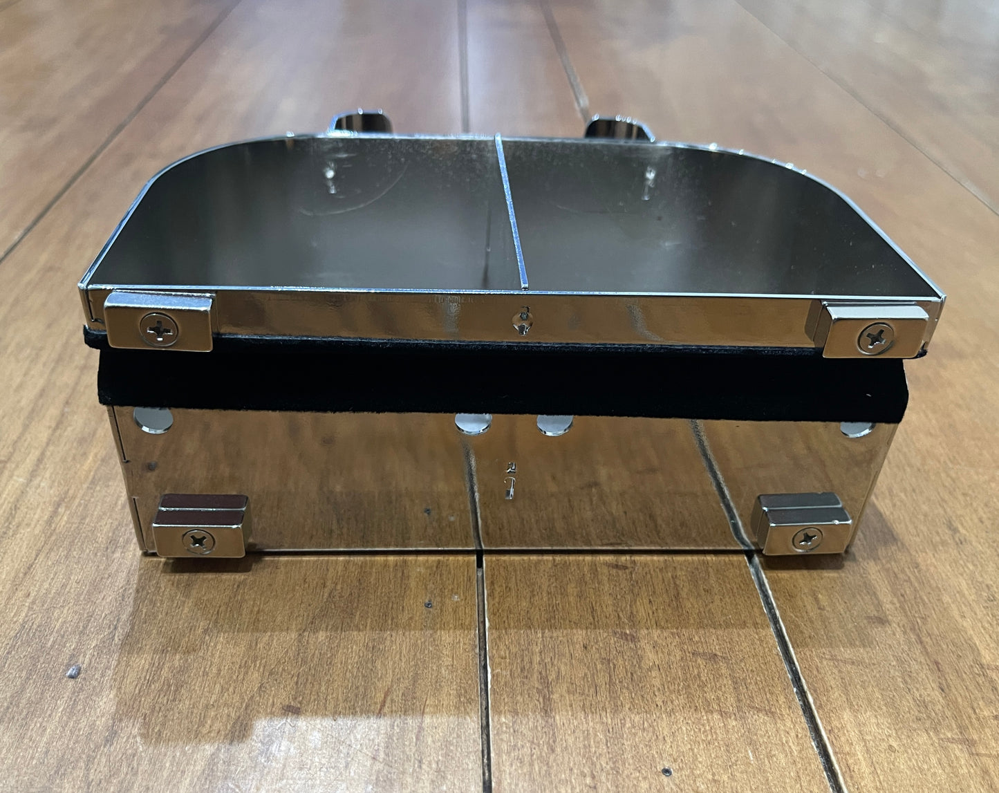 Dual Drink and Phone Holder Beetle - Chromed