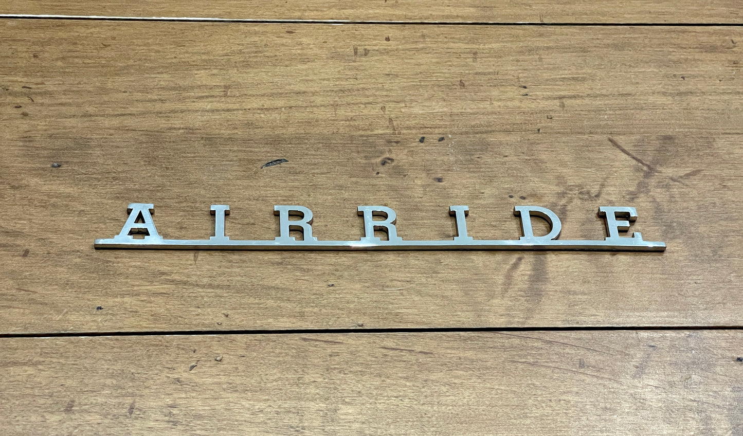 AIRRIDE Stainless Steel Script