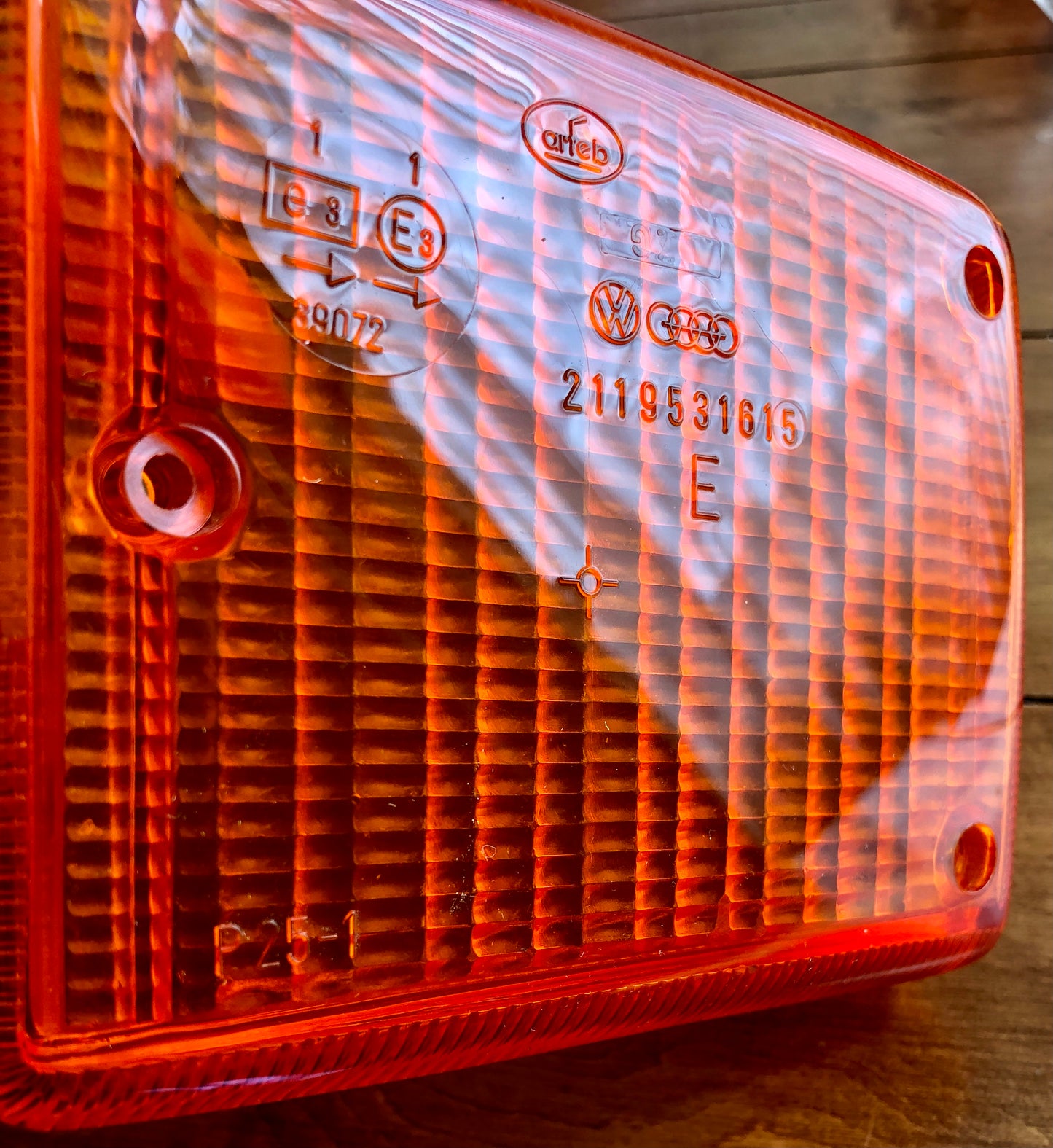 Turn Signal Lens Orange Front Left Side 73-79 Bus