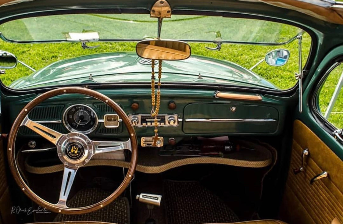 Steering wheel by Aircooled Accessories for Beetle/Ghia/Type3 - Slotted.