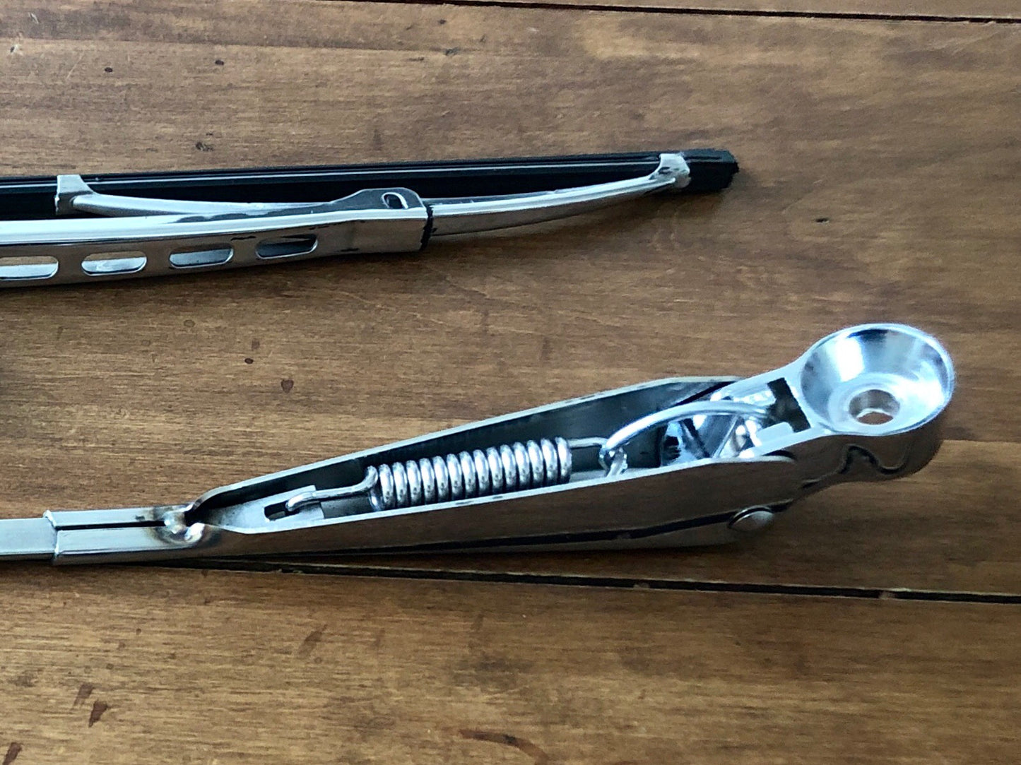 Wiper Arm and Blade Set Stainless Steel VW Bus 1969 - 1972