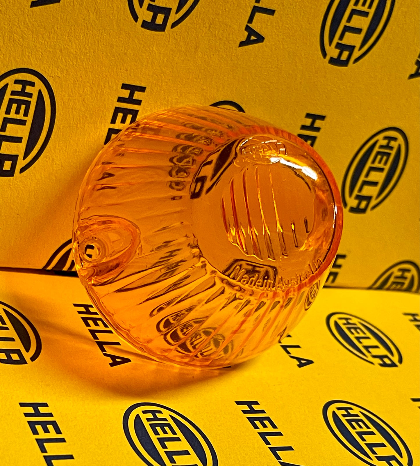 Hella bullet turn signal lense Ghia & Type 3 - Amber