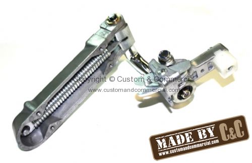 Slider Door Track Runner Unit With Chromed Outer Bracket 68-79 Bus