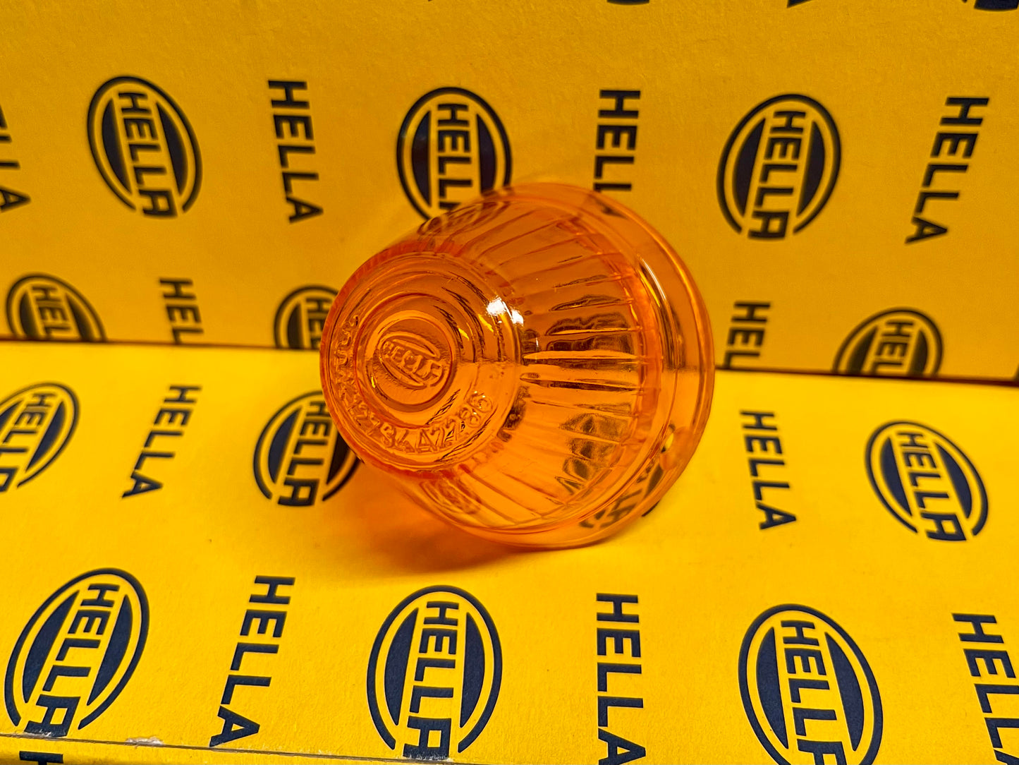 Hella bullet turn signal lense - Orange