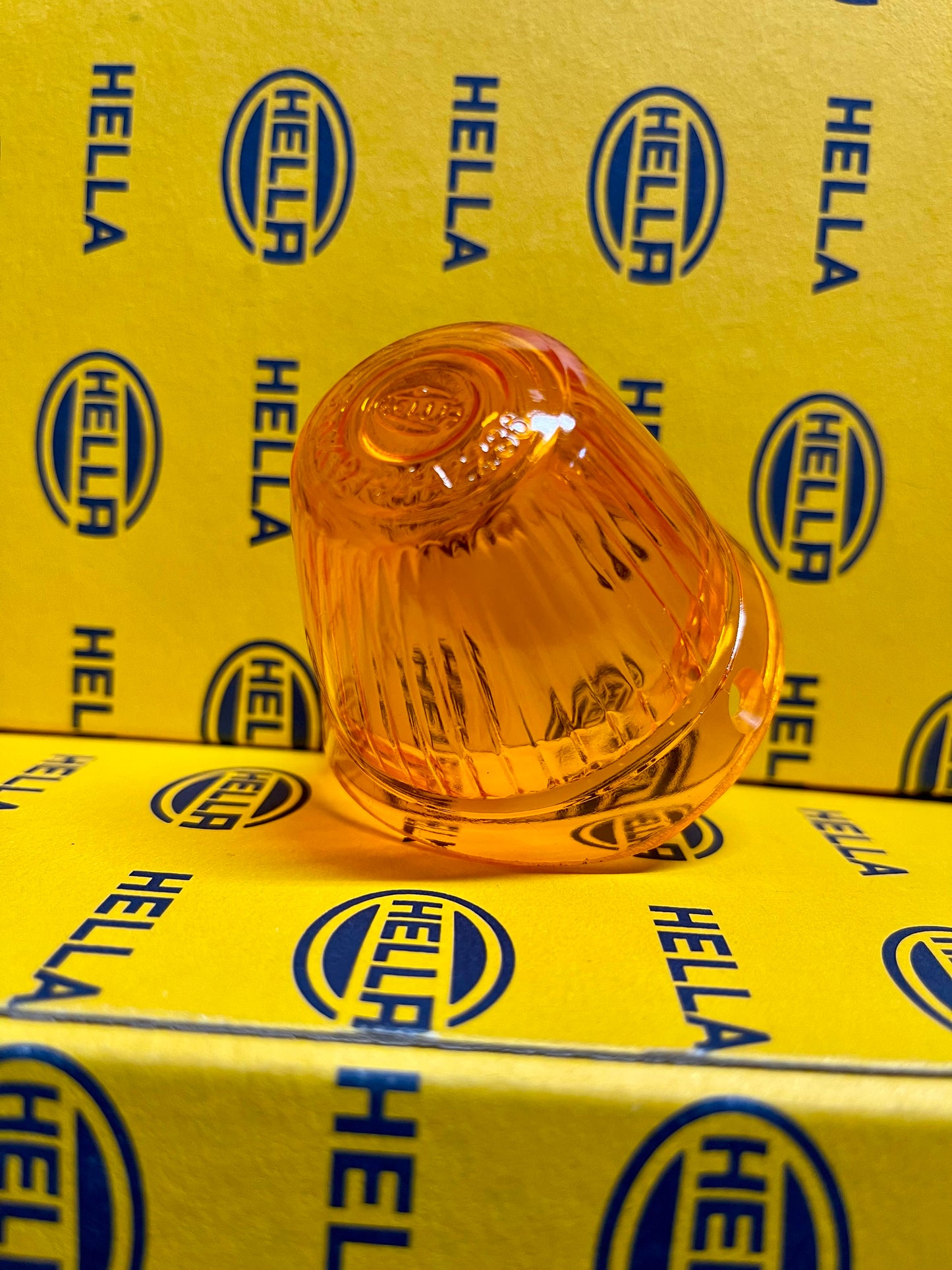Hella bullet turn signal lense - Orange