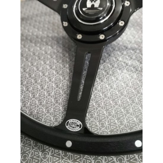 Steering Wheel - Vader Black - Fits Beetle , Ghia and Type 3