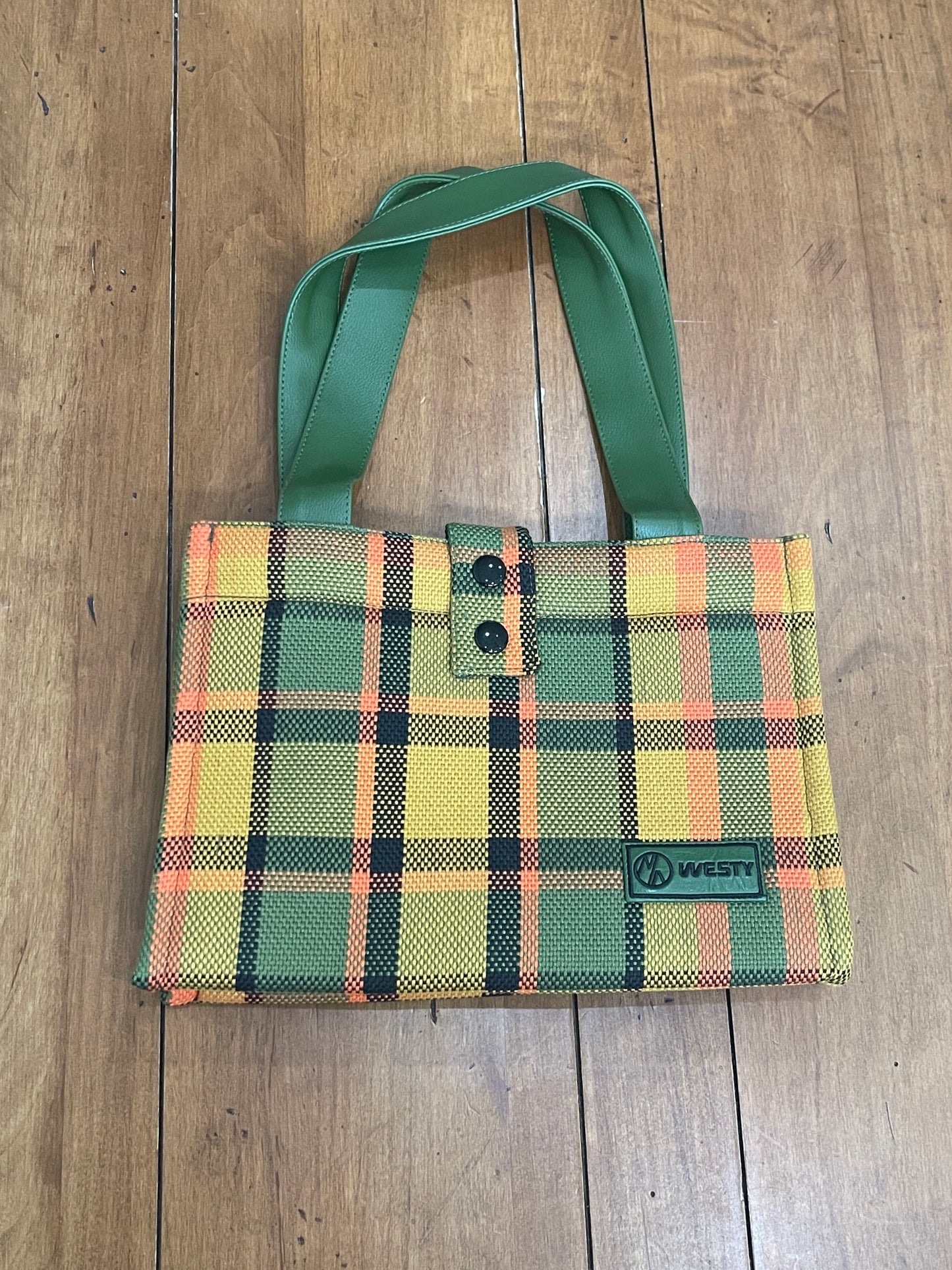Westy Handbag in Yellow plaid