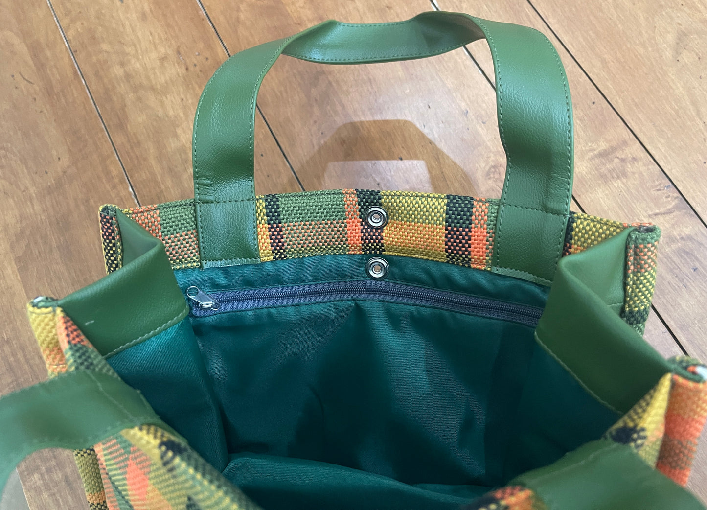 Westy Handbag in Yellow plaid