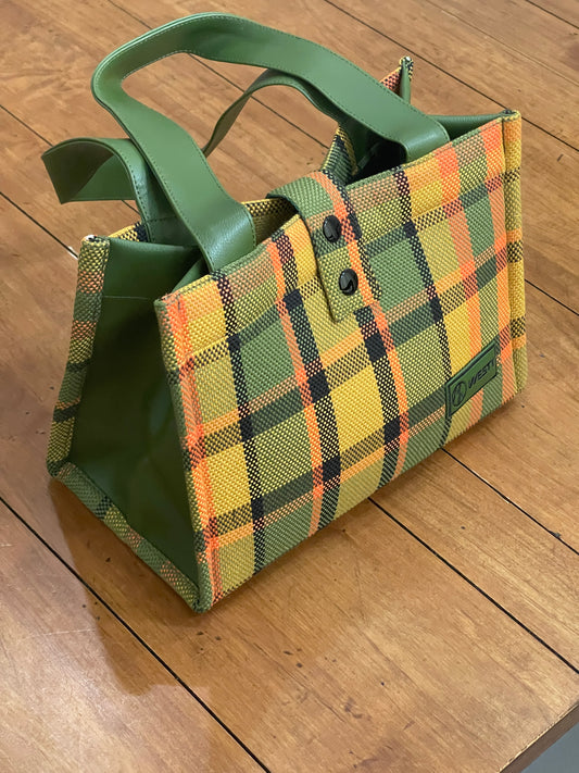 Westy Handbag in Yellow plaid