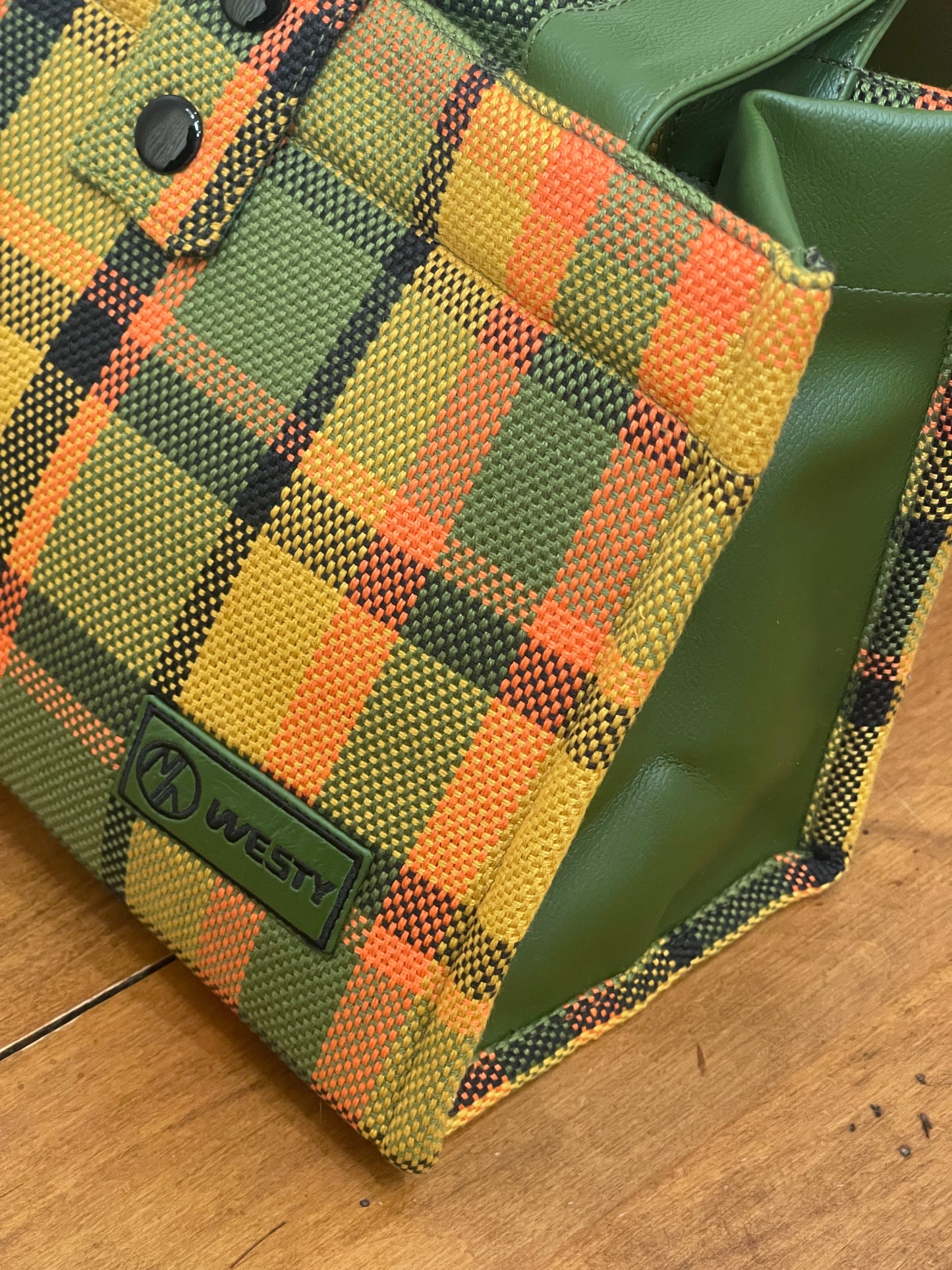 Westy Handbag in Yellow plaid