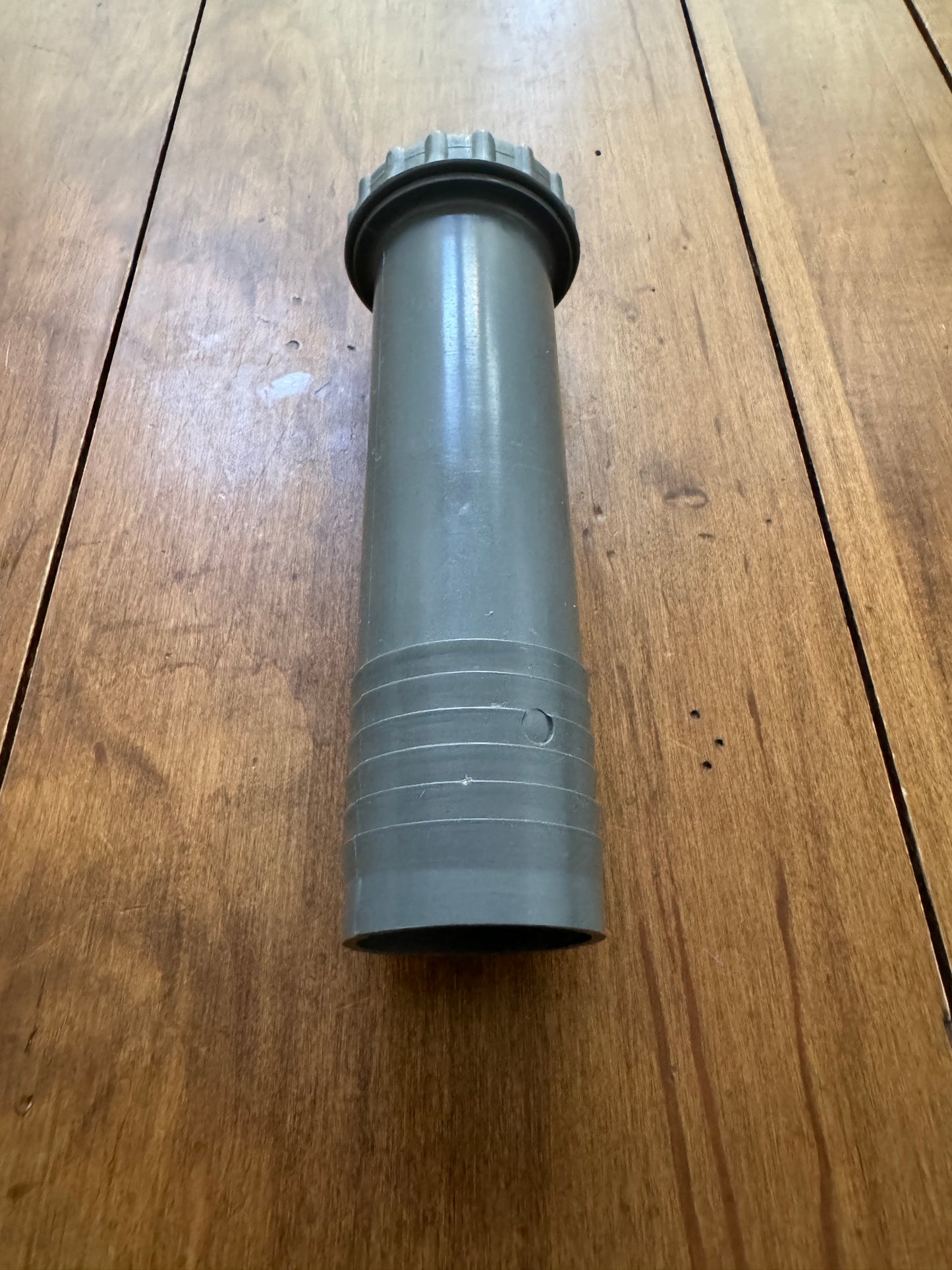 Westfalia filler tube and cap for water tank in Gray.
