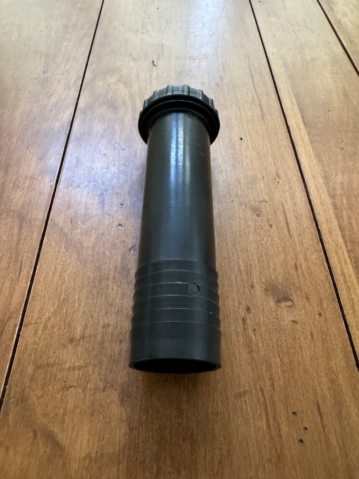 Westfalia filler tube and cap for water tank in Black.