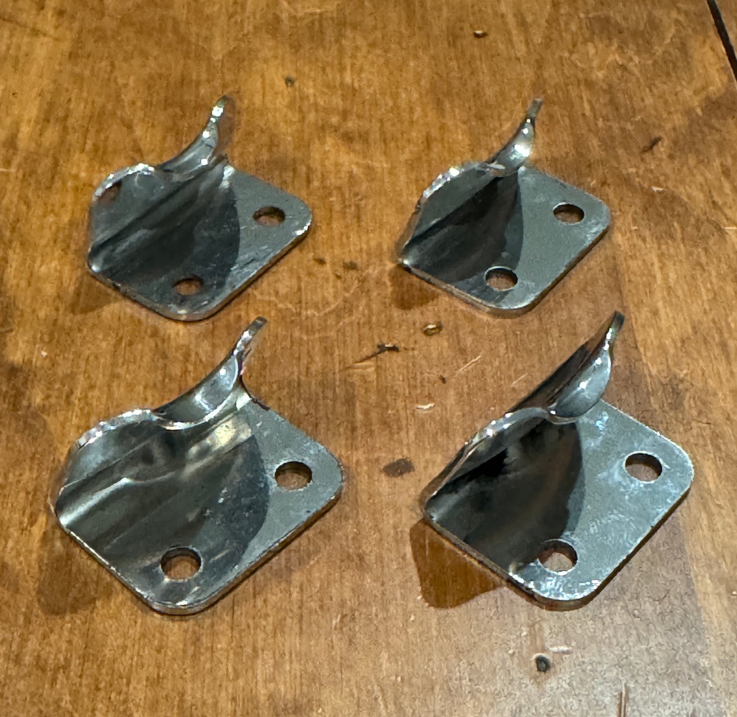 Safari Front Window Dash Tab Set - Stainless Steel