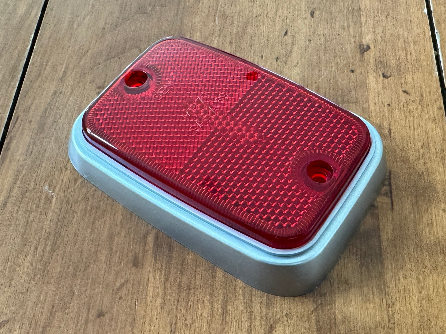 Side Marker - Red / Silver