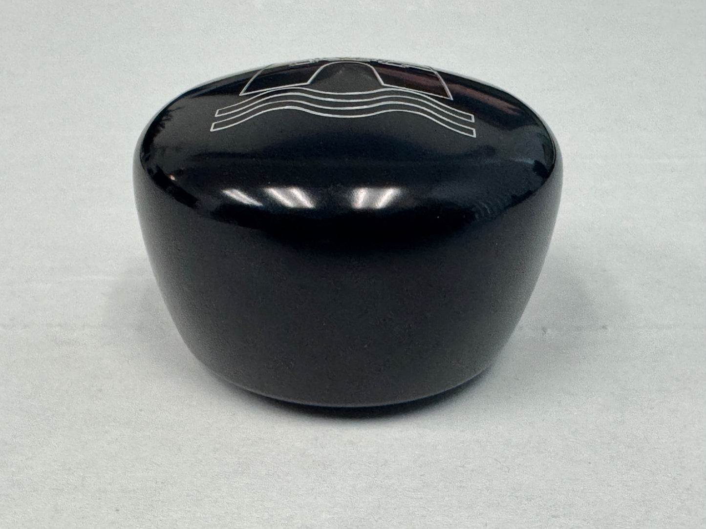 Shifter Knob 12mm Aluminum Black Anodized - Wolfsburg