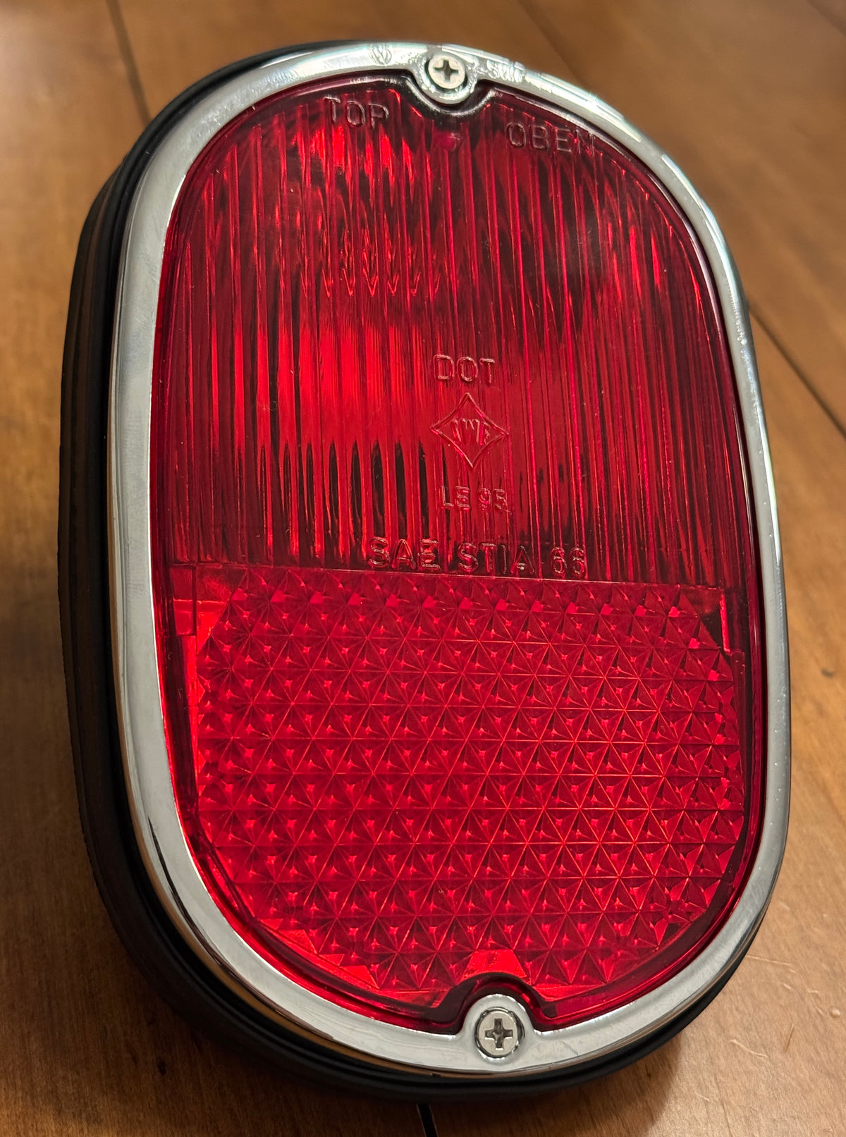 Rear Light Units USA Style SWF With Metal Housing - Pair