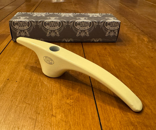 Sliding Door Handle Extended Aluminum - Ivory