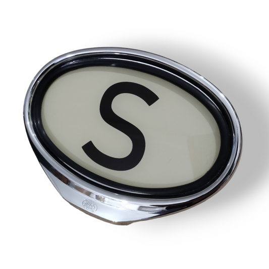Illuminated S country sign by AAC