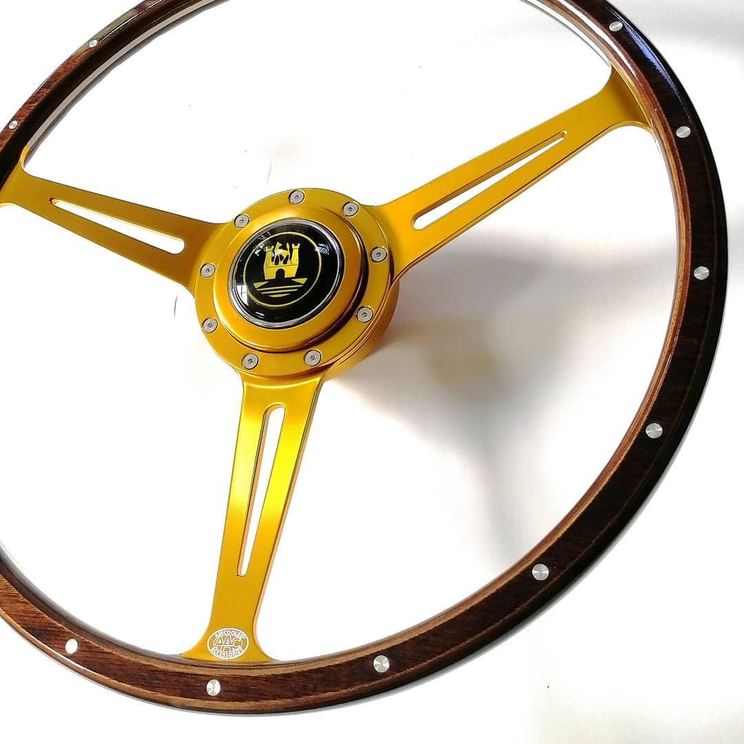 Steering Wheel Wolfsburg - Gold (Split Window Bus).