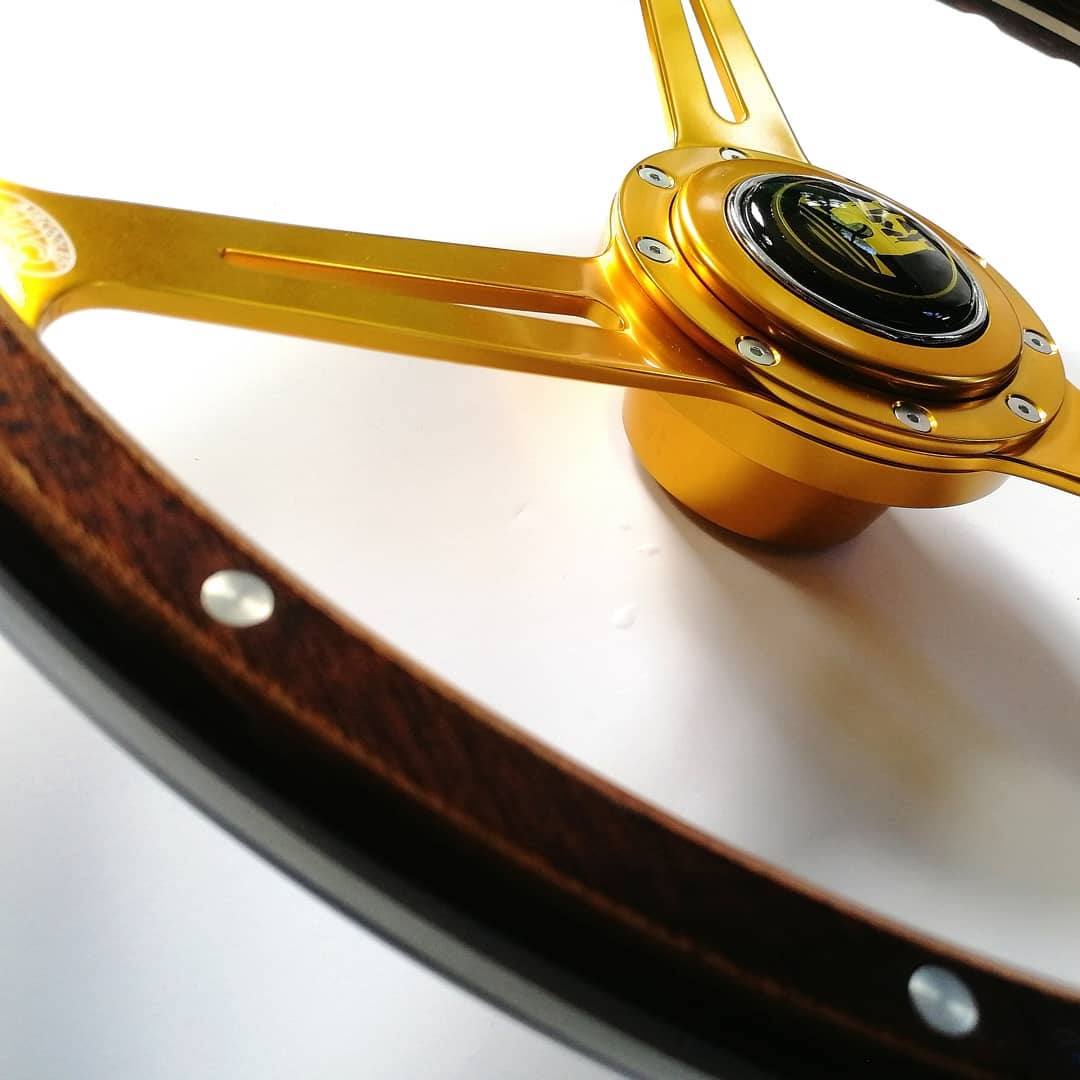 Steering Wheel Wolfsburg - Gold (Split Window Bus).