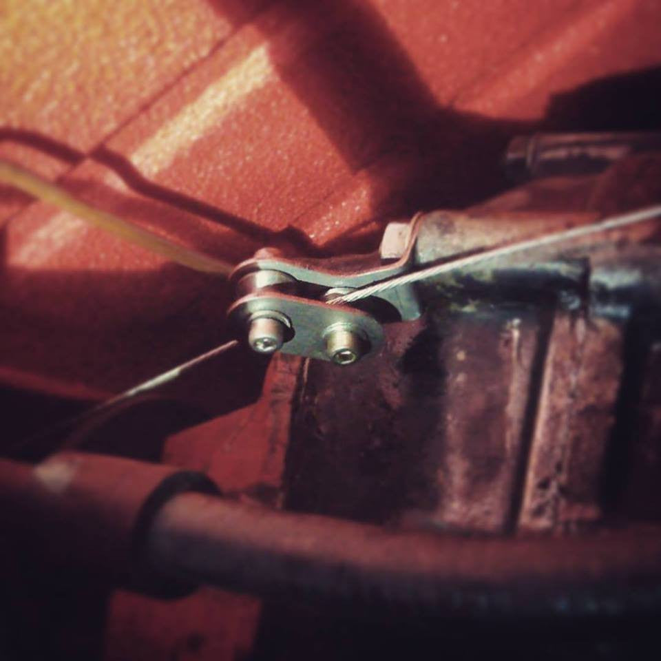 Throttle cable rollers by Buttys Bits