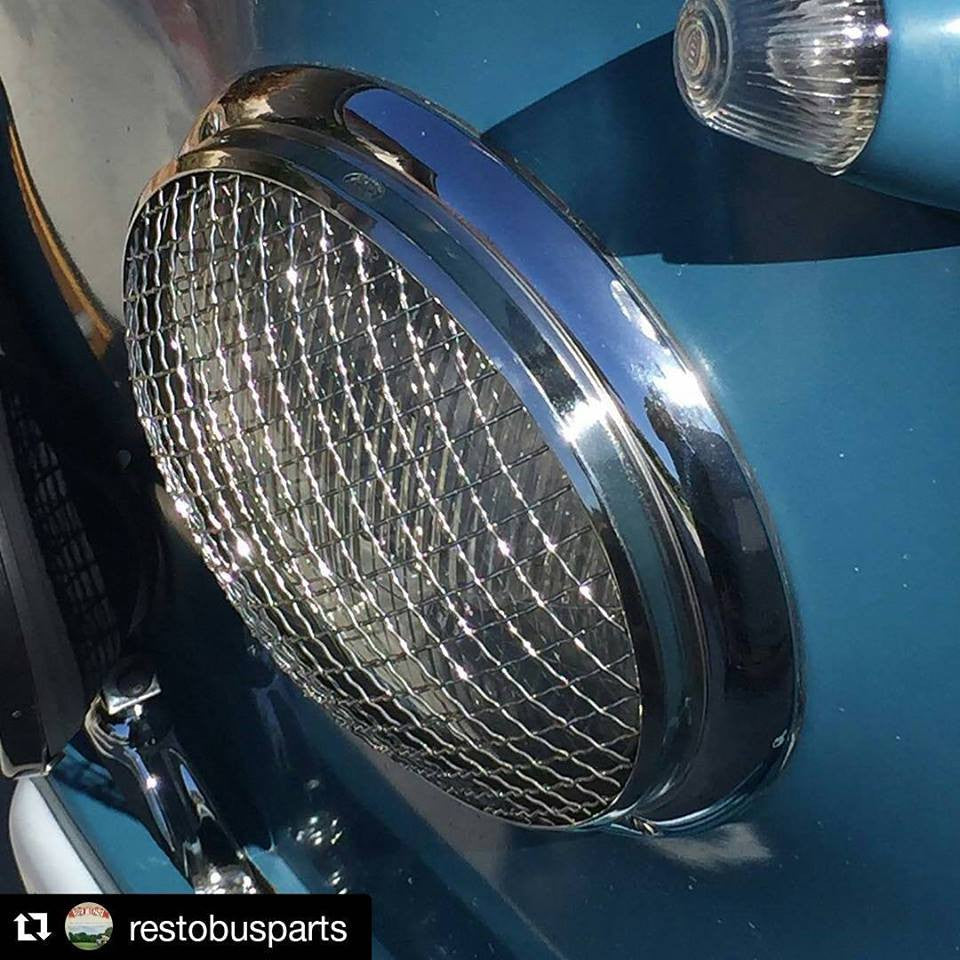Vintage style Mesh Headlight Grills (splitscreen bus & pre 67 bug)