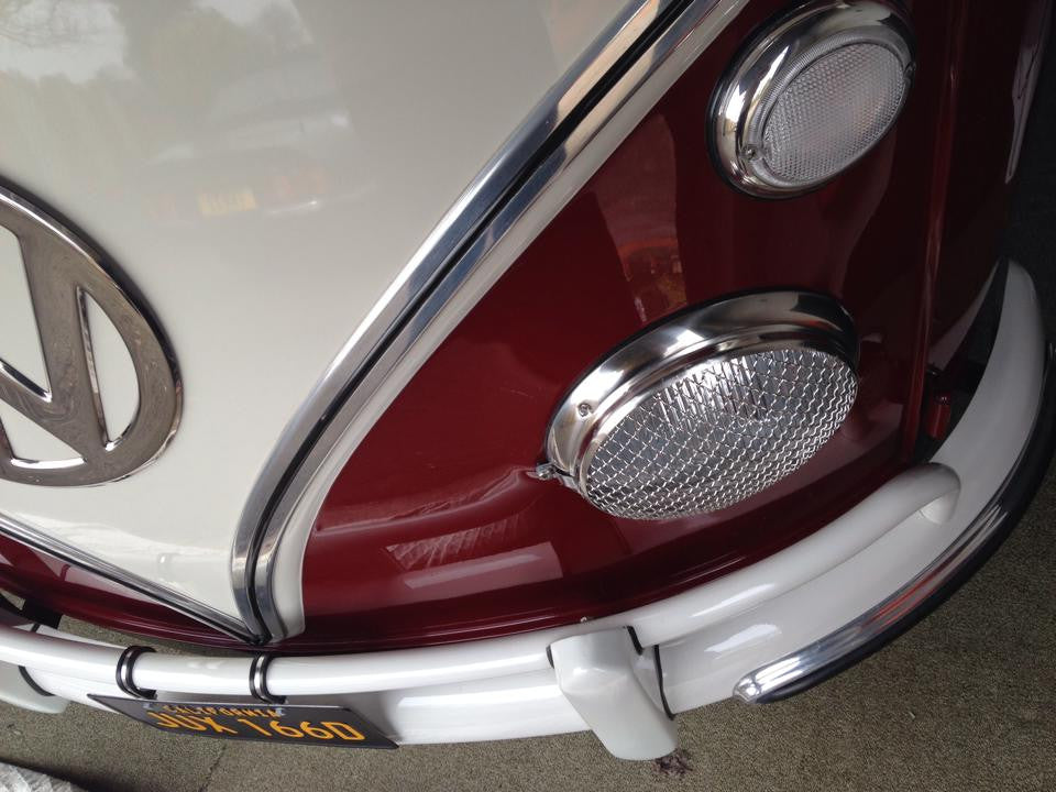 Vintage style Mesh Headlight Grills (splitscreen bus & pre 67 bug)